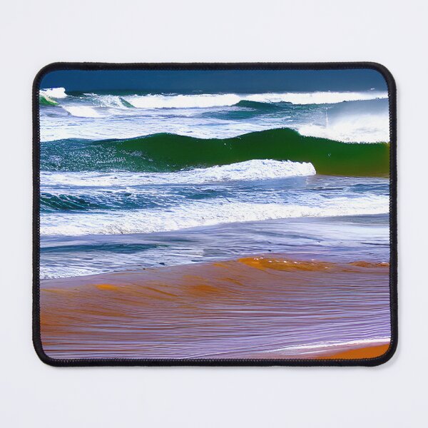 Item preview, seashore, blue ocean waves, sandy beach #6 designed and sold by supeart.