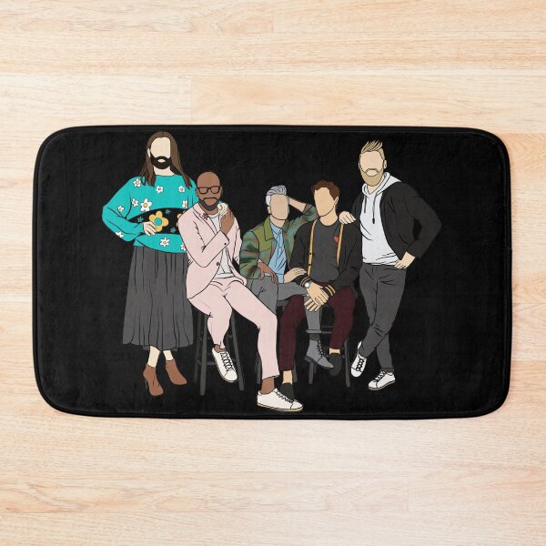 Item preview, LGBTQIA+ Fab5 Outline Portrait  designed and sold by shiyuedexterr.