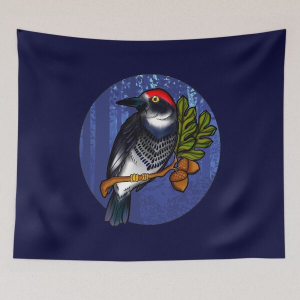 Item preview, Acorn Woodpecker designed and sold by CattGDesigns.