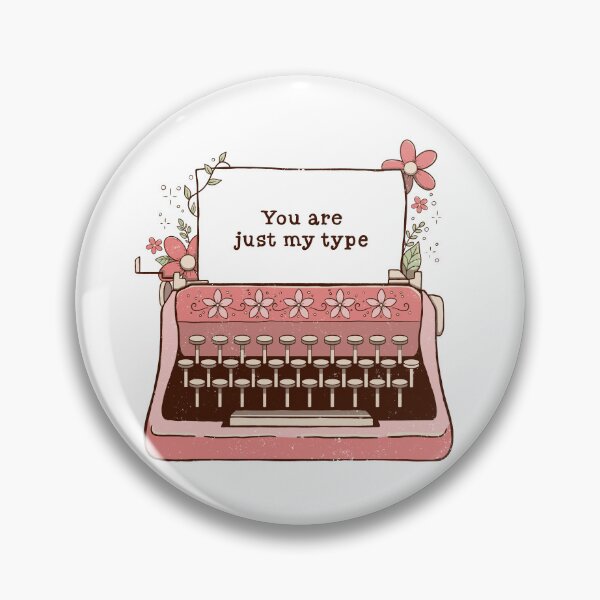 Item preview, You Are Just My Type Floral Typewriter by Tobe Fonseca designed and sold by Tobe Fonseca®.