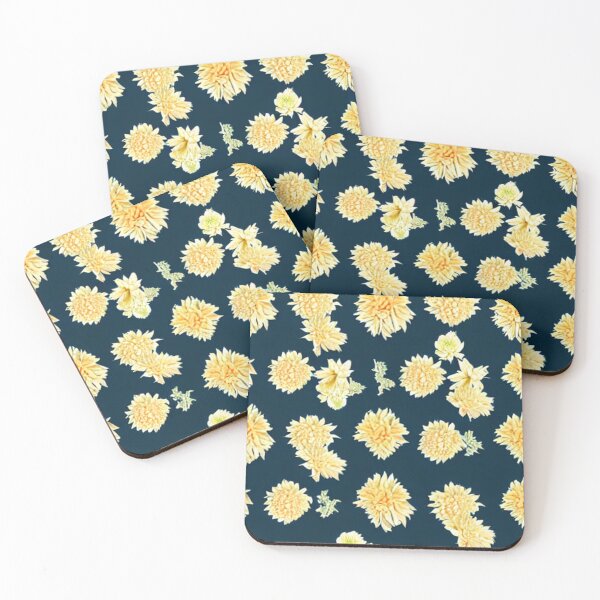 Item preview, yellow flower patterns designed and sold by ArteEterno.