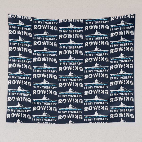 Item preview, Rowing is my therapy - Rowing, crew, single scull designed and sold by claudiasartwork.