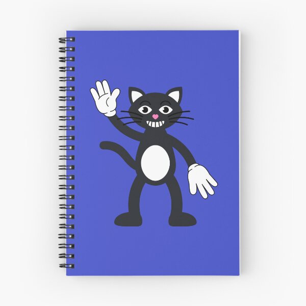 Item preview, flat trendy cartoon halloween happy cat designed and sold by AbundanceGuy.