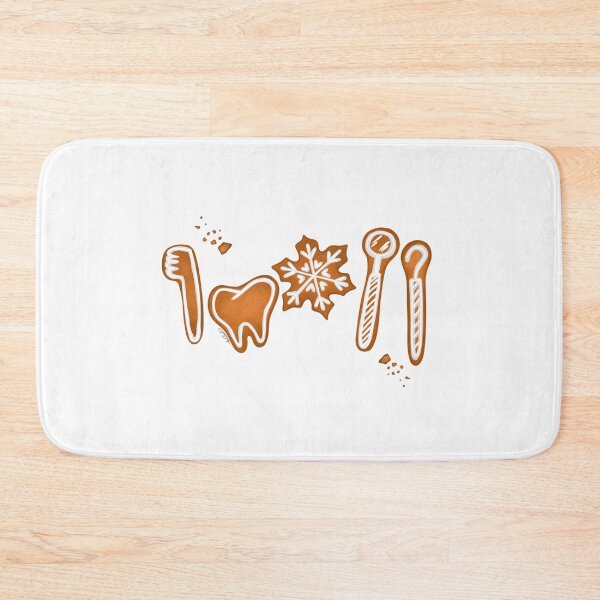 Item preview, Festive Gingerbread Dental Cookies designed and sold by colorfullyso.