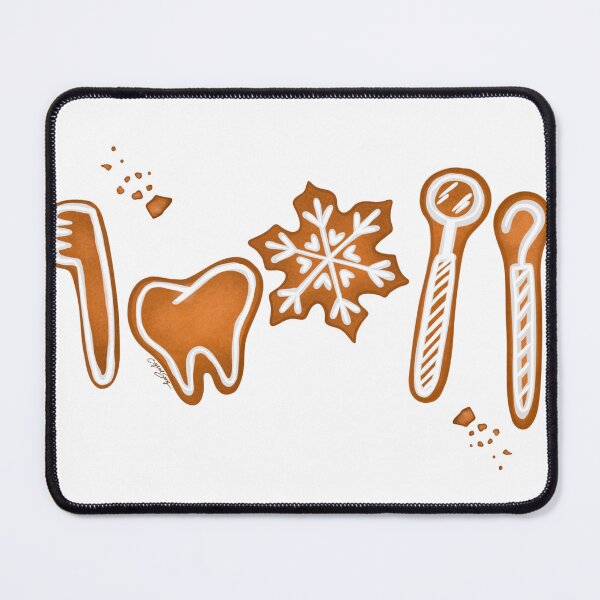 Item preview, Festive Gingerbread Dental Cookies designed and sold by colorfullyso.