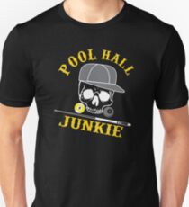 Funny Billiard Tshirt Pool Hall Junkie Unisex T-Shirt