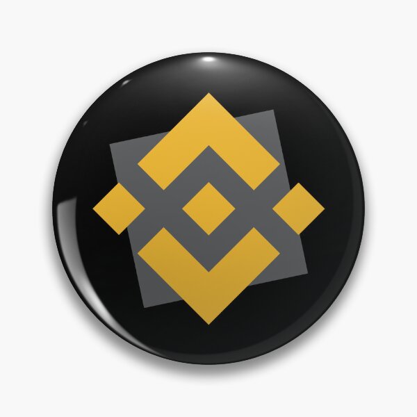 Item preview, Binance BNB Crypto Altcoin - Modern Abstract Design with Grey Square designed and sold by CryptoMoods.