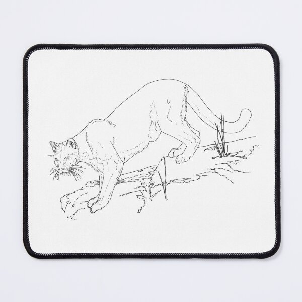 Item preview, California Mountain Lion designed and sold by Dayanna Knight.