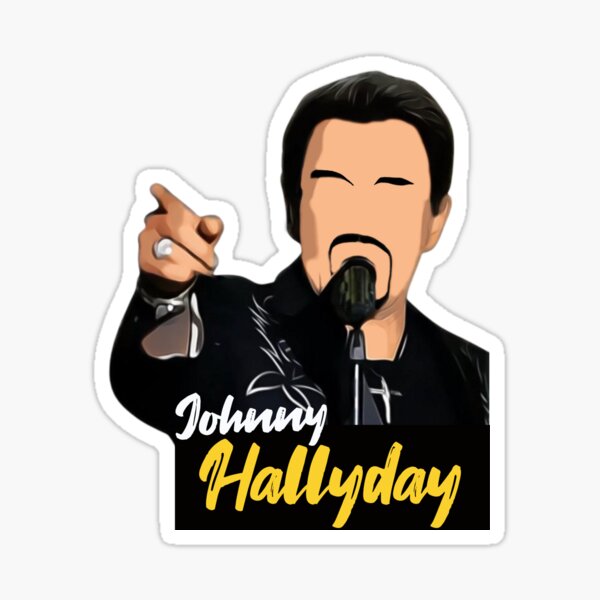 Johnny Hallyday Sticker