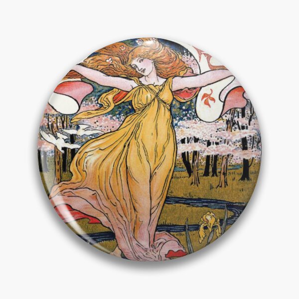 Item preview, Jugend Art Deco Vintage Goddess designed and sold by artemisxluna89.