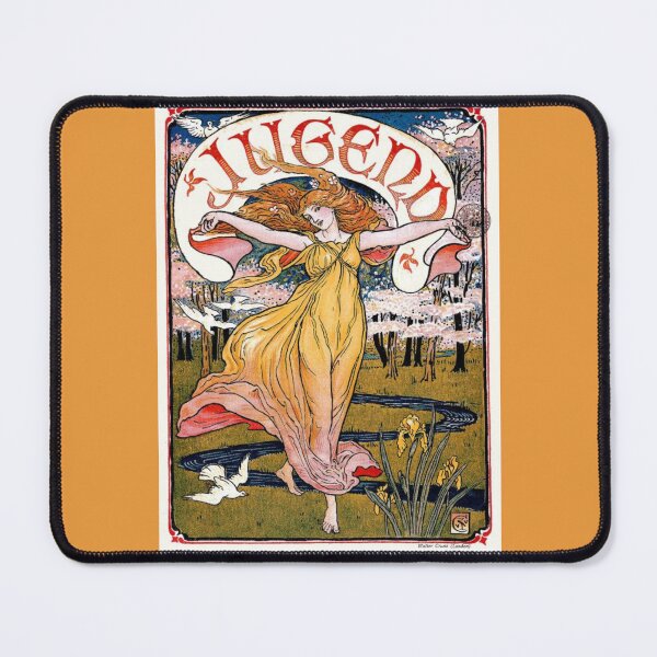 Item preview, Jugend Art Deco Vintage Goddess designed and sold by artemisxluna89.