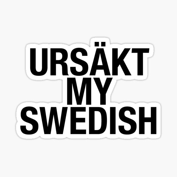 Item preview, SWEDISH Language Sverige Sweden designed and sold by eyesblau.