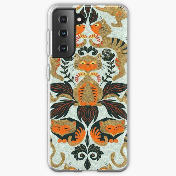 Damask cats Samsung Galaxy Soft Case