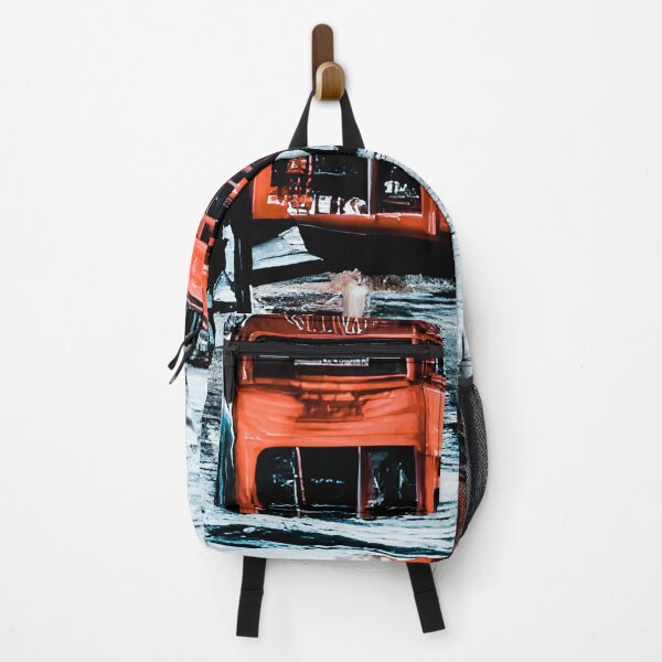 Item preview, London Impression - Original Blue and Red Painting designed and sold by Aniyah.