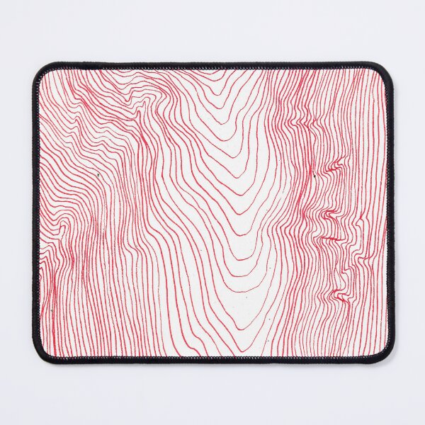 Item preview, abstract, eye, red, lines, trippy, aesthetic, geometric, minimalist, simple, lines, line art, sea, waves designed and sold by AlbinaSergeevaart.