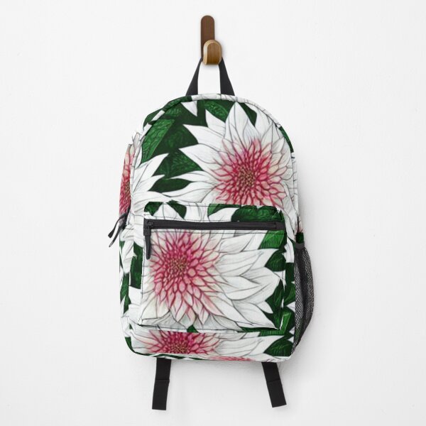 Item preview, Patterns of white flowers and green leaves designed and sold by ArteEterno.