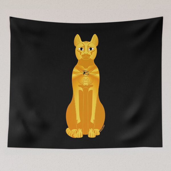 Item preview, Bast cat goddess ancient Egypt  designed and sold by Hungold.