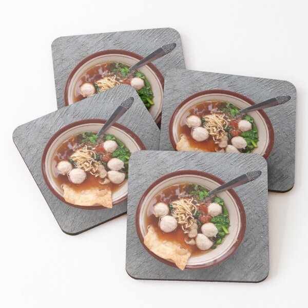 Item preview, Dumpling soup with meatballs, vegetables, noodles and crackers. designed and sold by kall3bu.