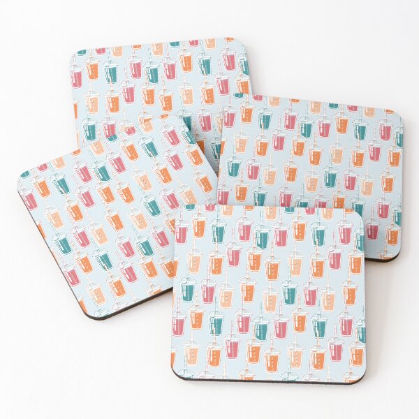Item preview, a set with colorful cocktails designed and sold by Kosinskaya.