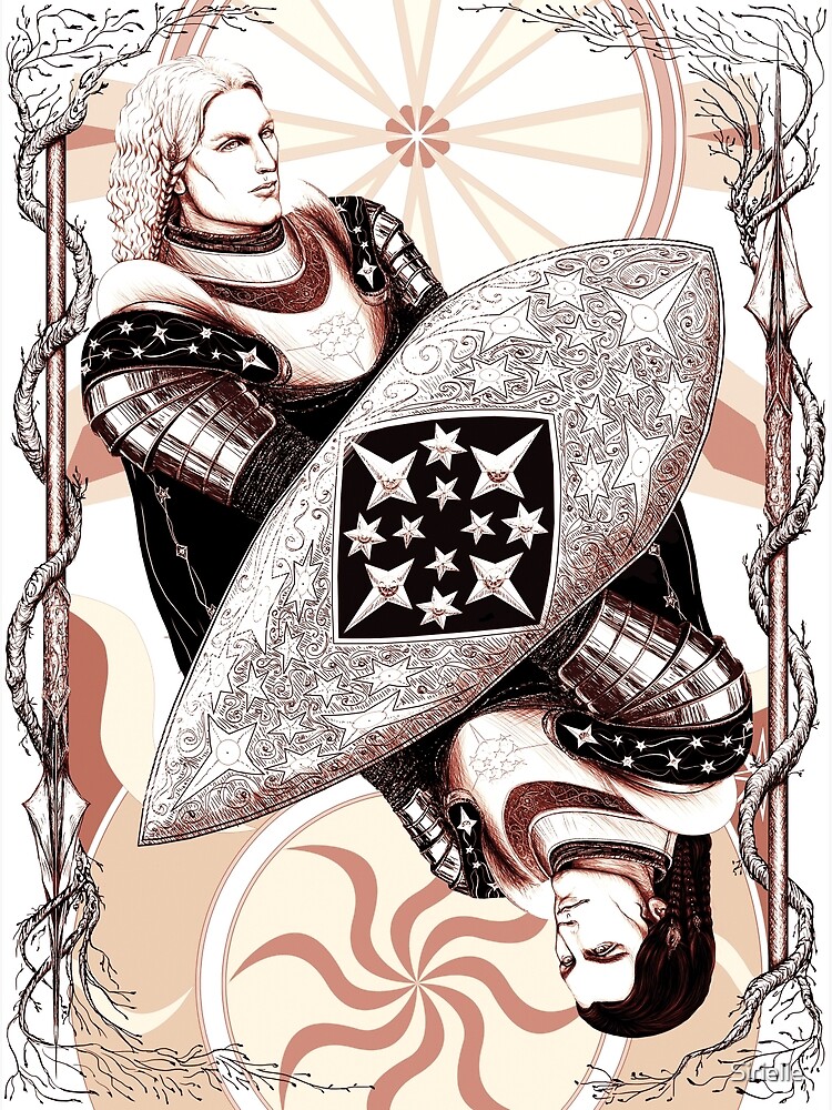 Thumbnail 3 of 3, Art Print, Scion of Kings (mono) designed and sold by Sirielle.
