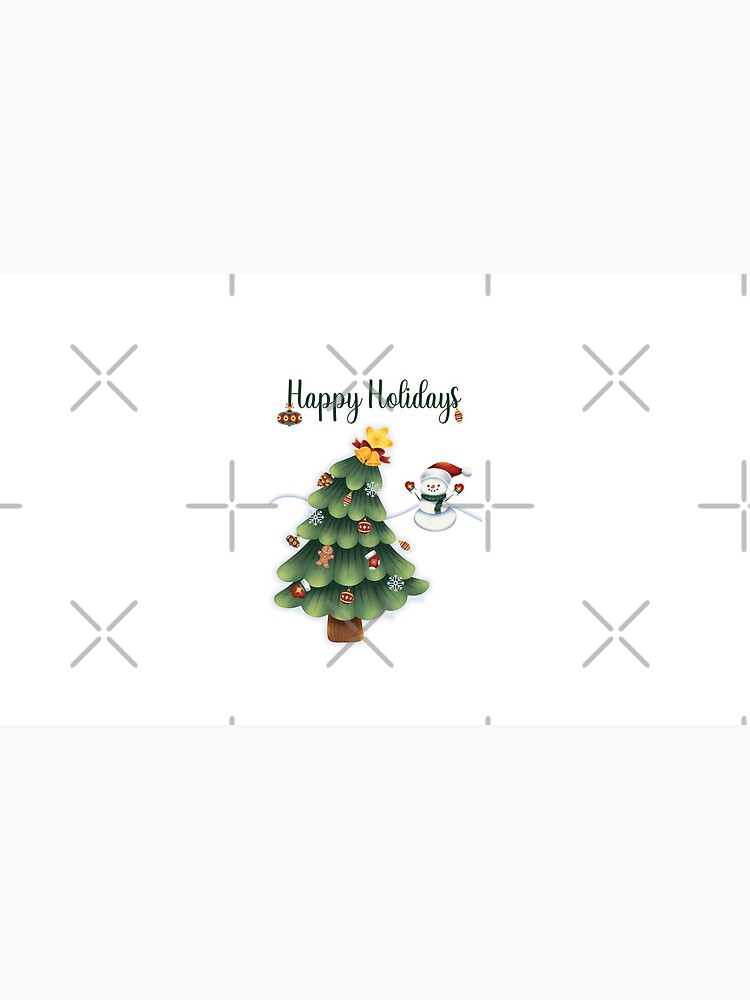 Thumbnail 4 of 4, Coffee Mug, Happy Holidays Snow Scene designed and sold by GODS4US.