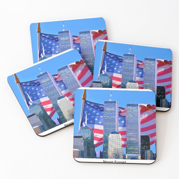 Item preview, Never Forget. Twin Towers. New York. September 11th. designed and sold by MyDesertIsle.