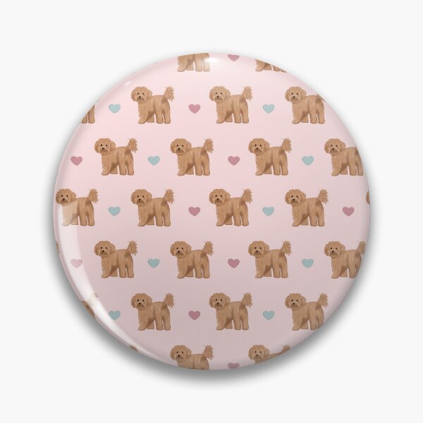 Item preview, Cavapoos and Hearts - Pink designed and sold by Kittys-Art.