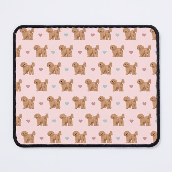 Item preview, Cavapoos and Hearts - Pink designed and sold by Kittys-Art.