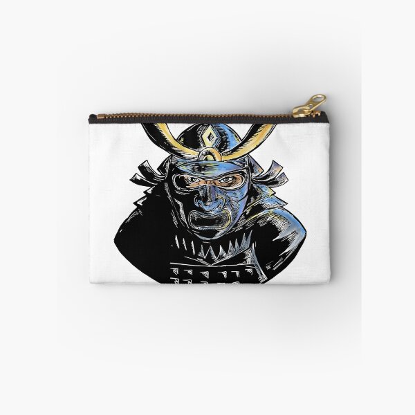 Item preview, Samurai Wearing Armor Mask Mempo Woodcut designed and sold by patrimonio.