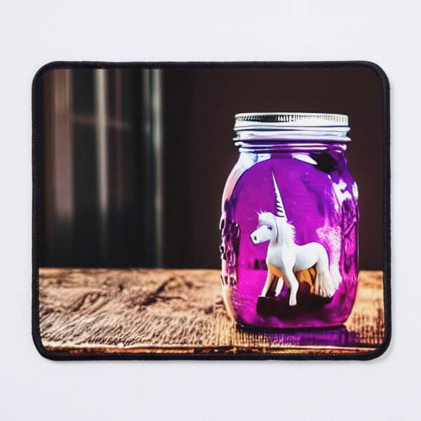 Item preview, Unicorn inside big mason jar #67 designed and sold by Ai-Studio-Art.