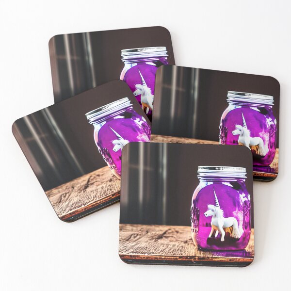 Item preview, Unicorn inside big mason jar #67 designed and sold by Ai-Studio-Art.