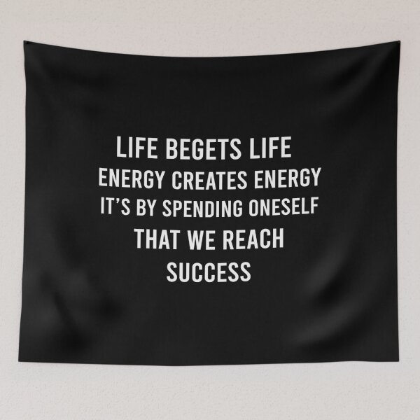 Item preview, LIFE BEGETS LIFE. ENERGY CREATES ENERGY.  designed and sold by shiyuedexterr.