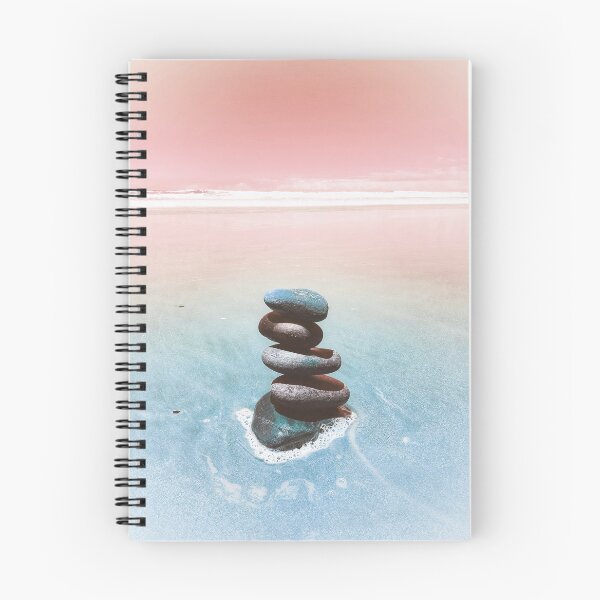 Item preview, Zen Cairn Tower Beach Pebbles Balancing Stones on Beach Sand 2 of 12 designed and sold by Beachy.