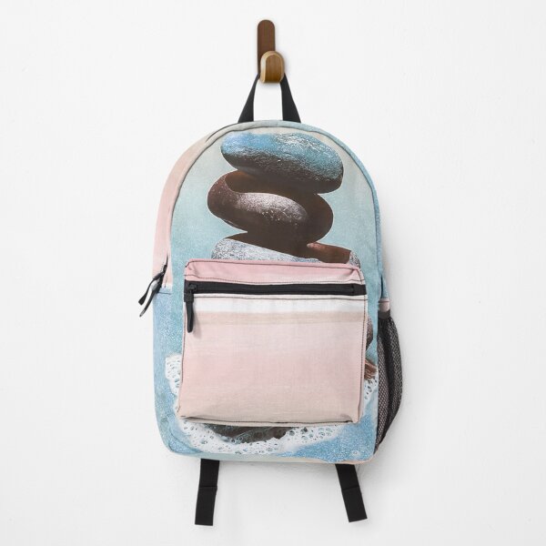 Item preview, Zen Cairn Tower Beach Pebbles Balancing Stones on Beach Sand 2 of 12 designed and sold by Beachy.