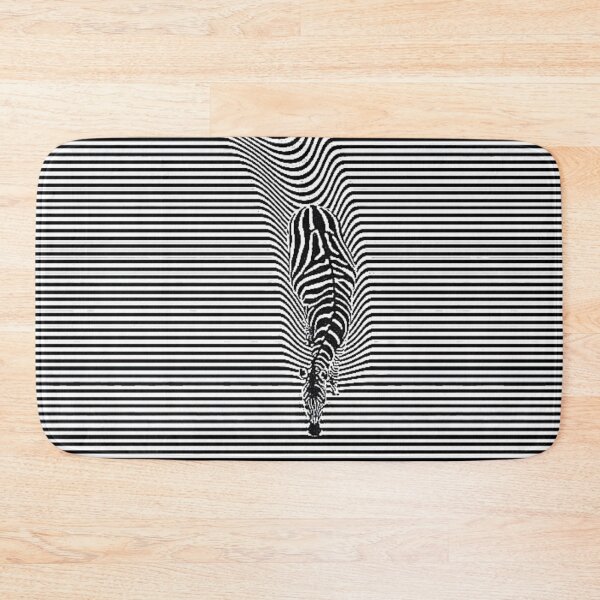 Item preview, Zebra Walking Across The Lines | StokedUpArt designed and sold by StokedUpArt.