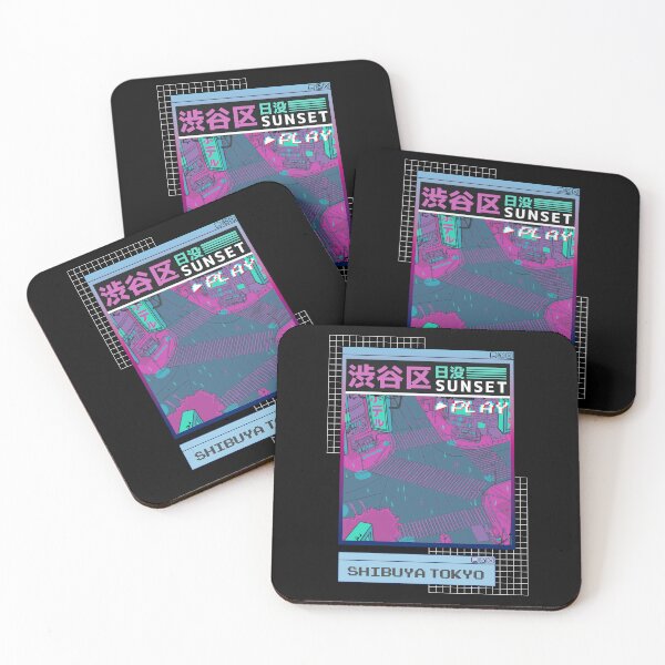 Item preview, Shibuya Crossing Tokyo Japan Vaporwave Japanese Aesthetic designed and sold by MrEddie10.