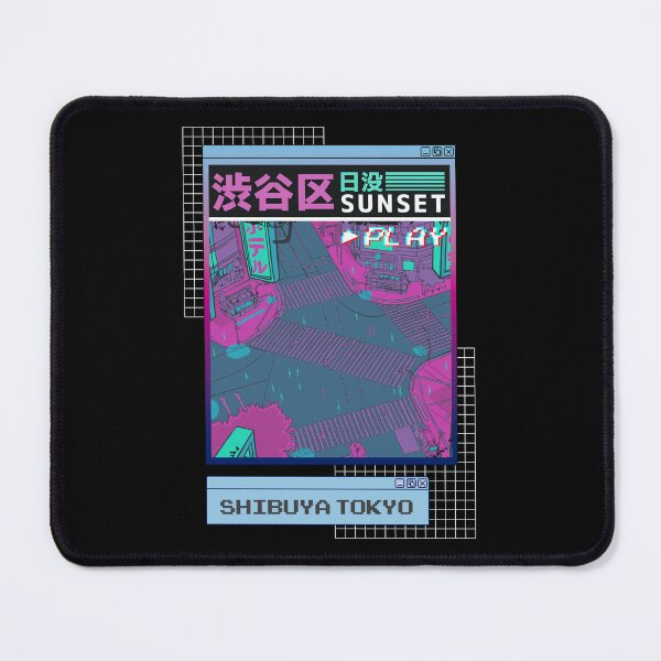 Item preview, Shibuya Crossing Tokyo Japan Vaporwave Japanese Aesthetic designed and sold by MrEddie10.