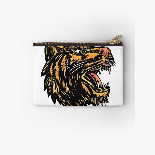 Item preview, Growling Tiger Woodcut designed and sold by patrimonio.