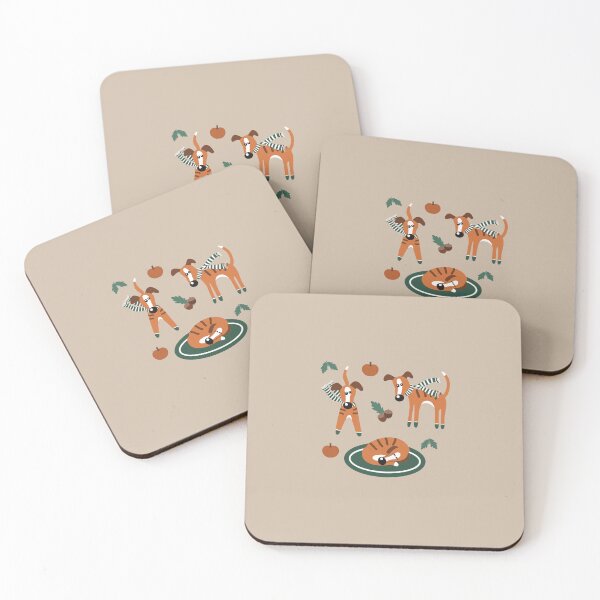 Item preview, Autumnal Whippet Trio designed and sold by HayleyHalo.
