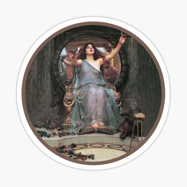 Item preview, John Waterhouse "Circe Offering the Cup to Ulysses" 1900 designed and sold by ColorfulMystic.