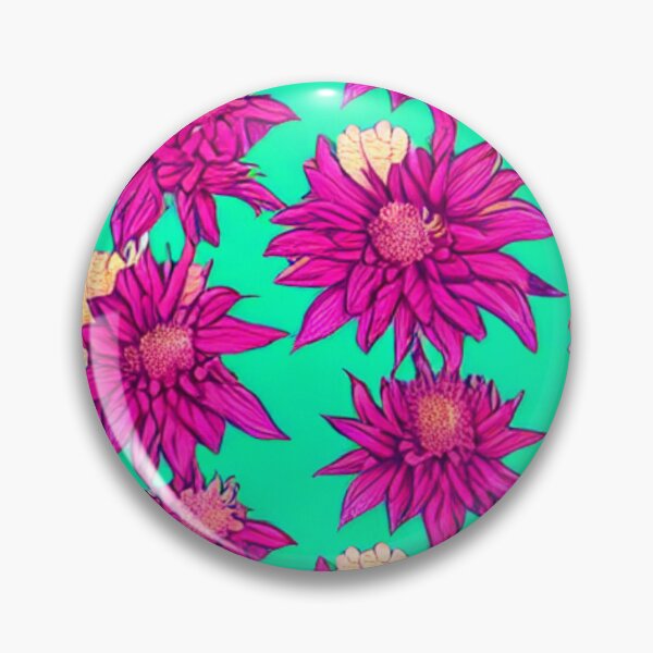 Item preview, purple flower patterns designed and sold by ArteEterno.
