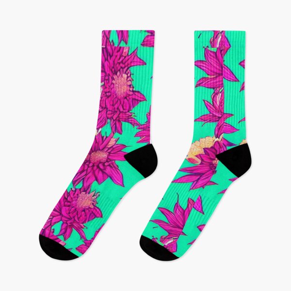 Item preview, purple flower patterns designed and sold by ArteEterno.