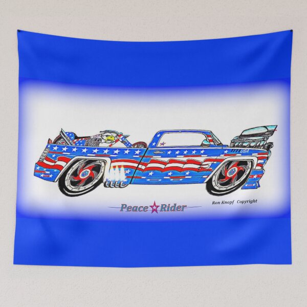 Item preview, Hot Rod Art //  Patriotic //  Peace Rider designed and sold by Imagin8er.