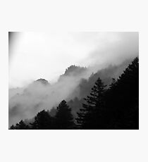 Mountains and fog - Veleda Thorsson Photography Photographic Print