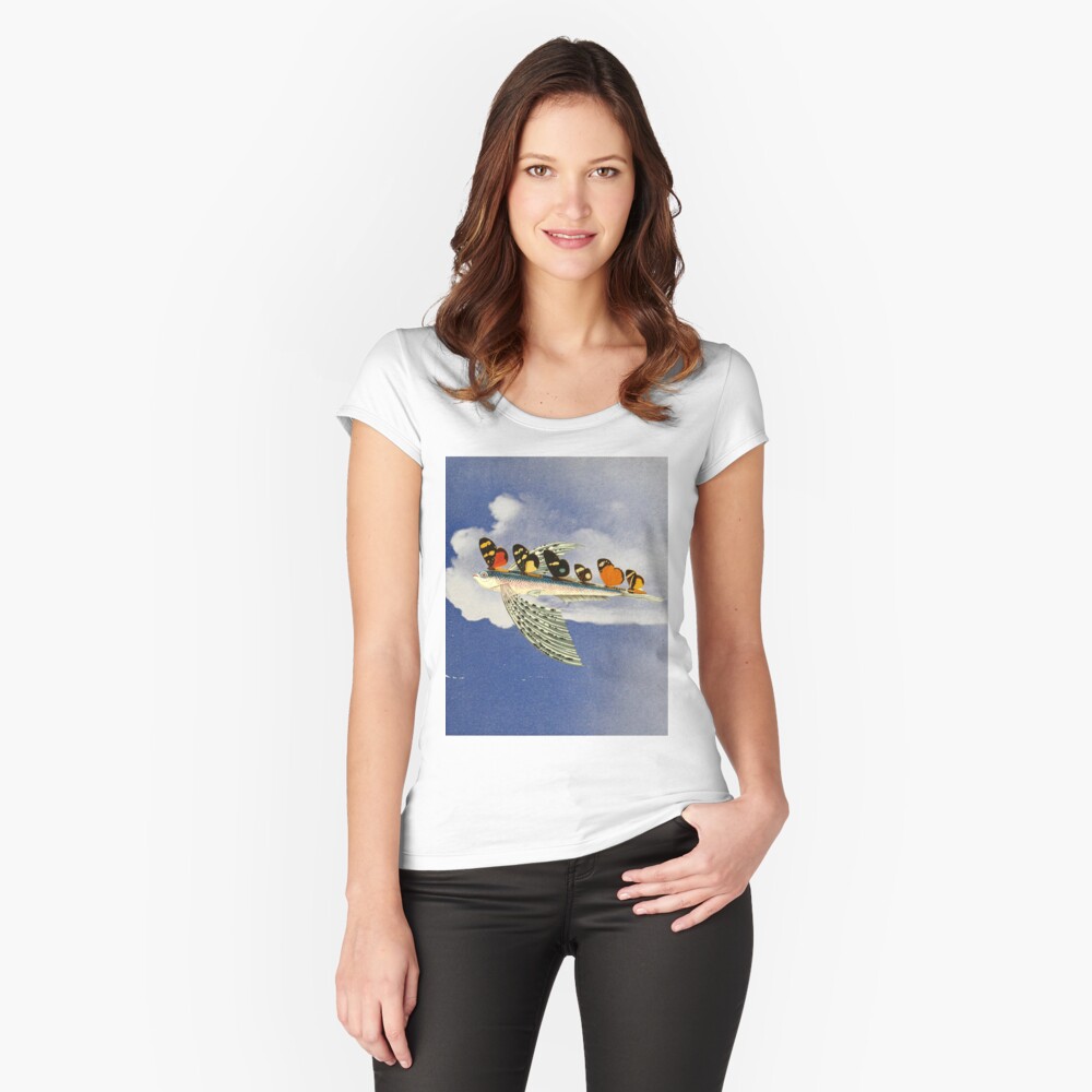 Item preview, Fitted Scoop T-Shirt designed and sold by WildRootsArt.