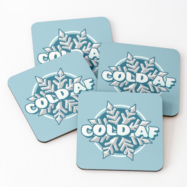 Item preview, Cold AF || Winter Snowflake designed and sold by MadSwellDesigns.