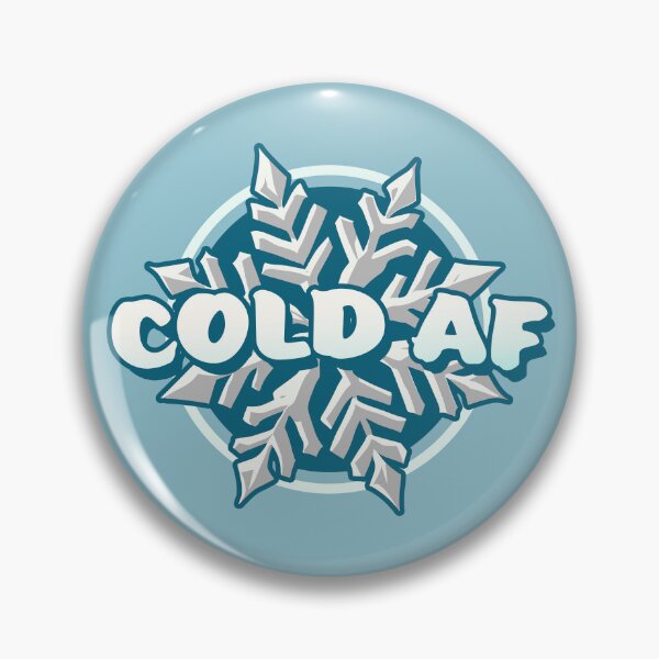 Item preview, Cold AF || Winter Snowflake designed and sold by MadSwellDesigns.