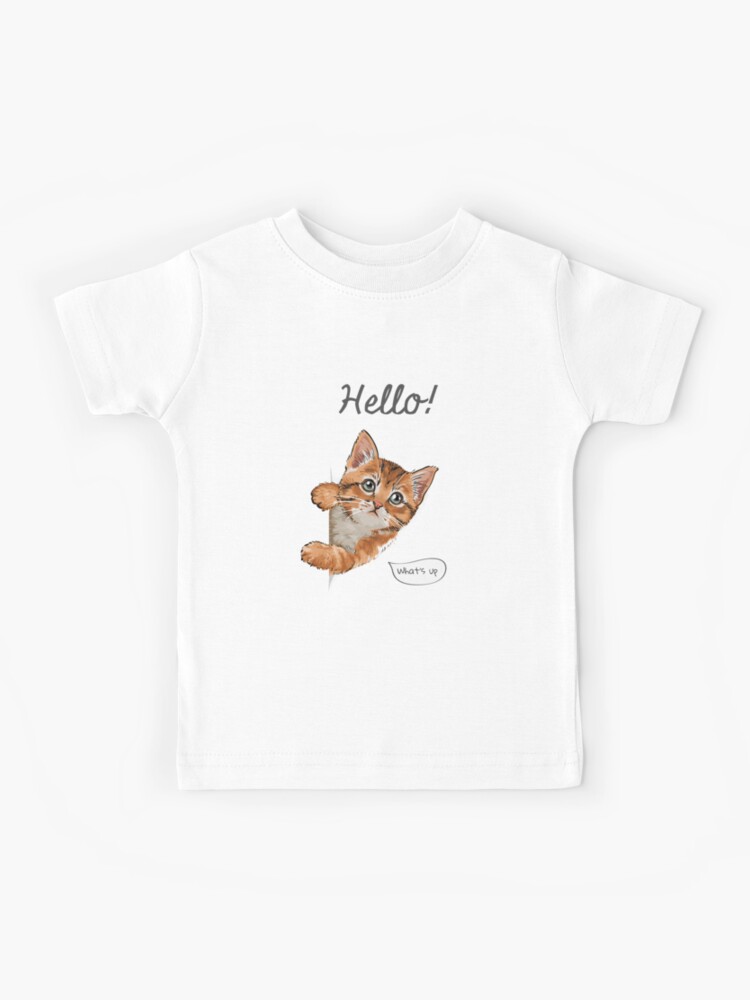 Cute Hello Kitty Cat Baseball T-Shirt