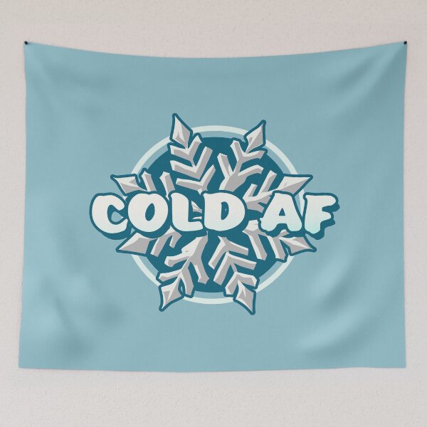 Item preview, Cold AF || Winter Snowflake designed and sold by MadSwellDesigns.