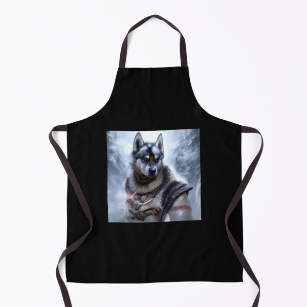 Item preview, AI Generated Art, War Husky/Pomsky designed and sold by RabbitHoleMI.